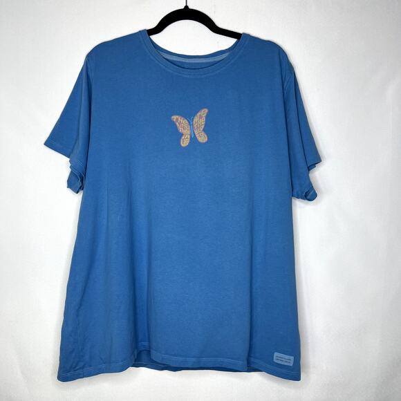 Life Is Good Butterfly Tee T-shirt Size XXL - Picture 1 of 9